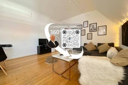 LANGENHAIN: NUR FÜR EINPERSONENHAUSHALT ! - Charmante 2-Zimmer Dachgeschosswohnung mit EBK und Duschbad +++ - Hofheim am Taunus