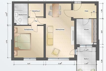 Grüne Oase in Frankfurt — 2 Zimmer mit großzügigem Balkon Wohnu - Frankfurt am Main Nord-West