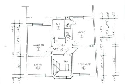 Helle, sonnige 2 Zimmerwohnung mit Gartennutzung - Krefeld Benrad