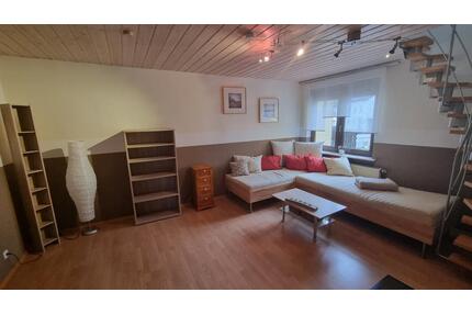 Möblierte 43,5 m² 2-Zimmer Maisonette-Wohnung mit kleinem Balkon - Bamberg Am Bruderwald