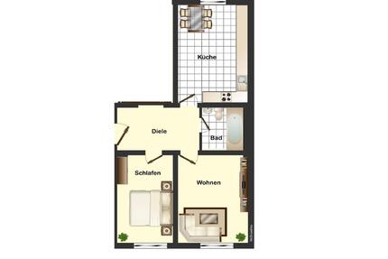 2 - Zimmer Wohnung | ideal für WG oder Paar | zentrale Lage in - Wuppertal Gemarkung Elberfeld