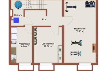 Modernisierte Zwei Zimmer Souterrain Wohnung - WG geeignet - Griesheim