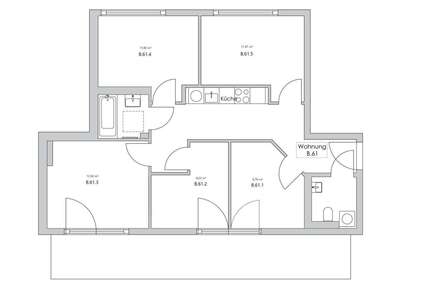 WG-Zimmer in Berlin 690,00 € 11 m²