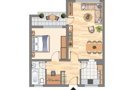 2-Zimmer-Wohnung in Dortmund Wickede