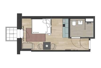 Wohnen auf Zeit in Frankfurt am Main 950,00 €