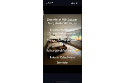 WG Zimmer Stuttgart Schwabebelstrasse