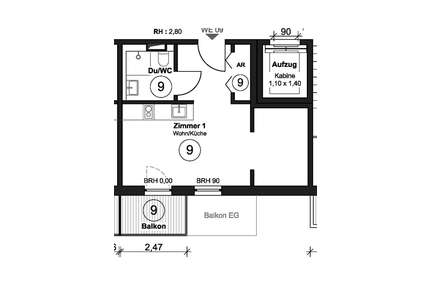Wohnen auf Zeit in Berlin 1.280,00 €