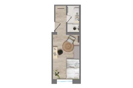 WG-Zimmer in Aachen 1.040,00 € 19 m²