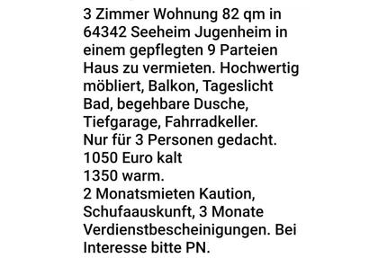 Seeheim Jugenheim 3 Zimmer Mietwohnung - Reichelsheim (Odenwald)