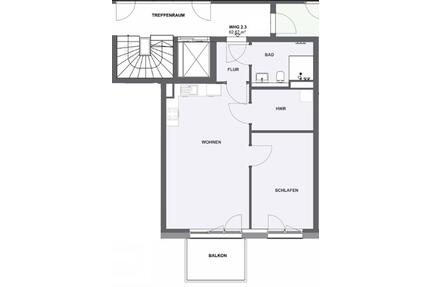 Moderne 2-Zimmer Wohnung in Duisburg Neumühl