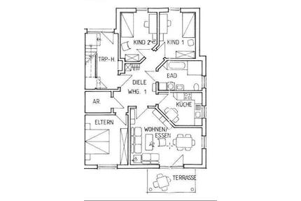 ca. 98 qm 4 Zimmer Erdgeschosswohnung in Westerkappeln