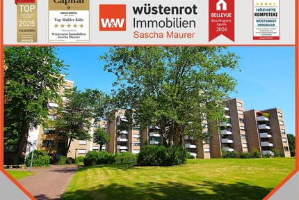 Sofort bezugsfrei! Gut geschnitten! Barrierearm! 4 Zimmer-Wohnung mit Balkon und TG-Stellplatz. - Bonn / Tannenbusch