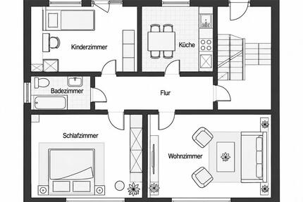 3-Zimmer EG-Wohnung in Bochumer Innenstadt