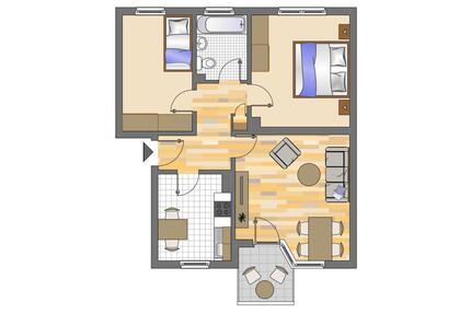 Ruhig gelegene 3-Zimmer-Wohnung in Gelsenkirchen Hassel