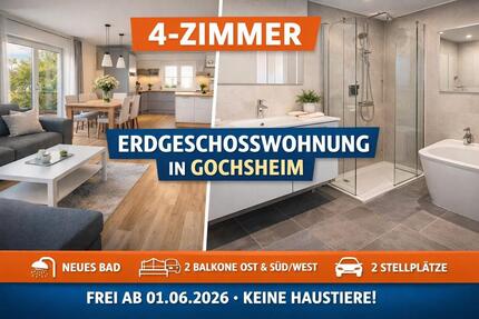 4-Zimmer Erdgeschosswohnung in Gochsheim frei ab 1.6.2026