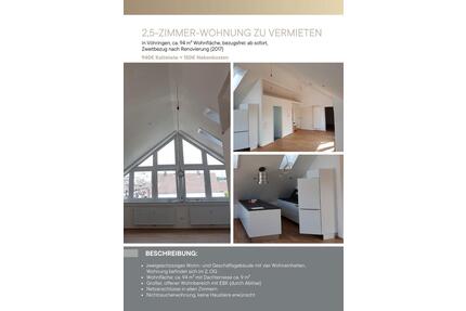 Schöne, helle 2,5 Zimmer Wohnung mit Dachterrasse bis - Vöhringen