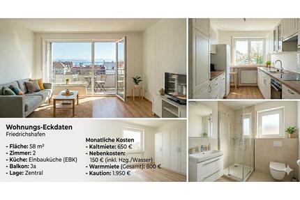 2 Zimmer Wohnung in Friedrichshafen zu vermieten - Kressbronn am Bodensee