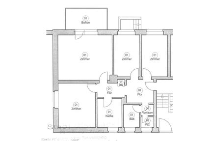 85 QM mit 2 Kinderzimmer & Balkon in ruhiger Waldrandlage - Gladbeck