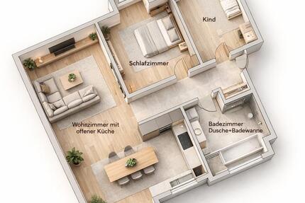 Renovierte 3 Zimmer Wohnungen an der Münchner Freiheit - München Schwabing-Freimann