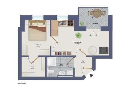 Neubauwohnung EG Whg. 5 - 2 Zimmer Sophienstraße Diepholz 812