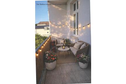 LED - Spots, Einbauküche, Wohnzimmer und Schlafzimmer mit Parkett - Wuppertal Arrenberg