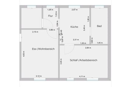 2 Zimmer Dachgeschosswohnung zu vermieten - Hennef (Sieg)