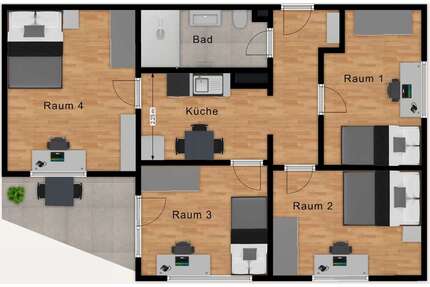 WG-Zimmer in München 790,00 € 11 m²