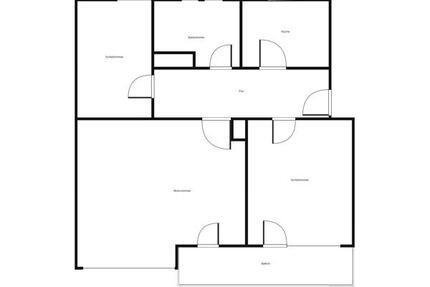 3 Zimmer mit Balkon in ruhiger Wohnlage - Eggenstein-Leopoldshafen