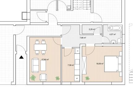 2-Zimmer Küche Bad beste Lage von Bad Laasphe