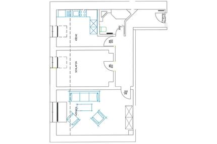 Lichtdurchflutete Dachgeschosswohnung in der Ludwigstraße - Frankfurt am Main Gutleutviertel