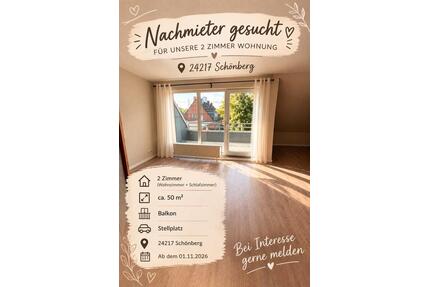 2-Zimmer Wohnung in Schönberg -Anfragestop- - Schönberg (Holstein)