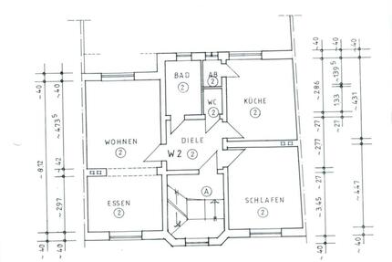 Helle, sonnige 2 Zimmerwohnung mit Gartennutzung - Krefeld Benrad