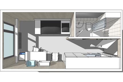 Zimmer in Studentenwohnheim - 393,00&nbsp;EUR Kaltmiete, ca.&nbsp; 18,00&nbsp;m&sup2; in Dessau-Roßlau (PLZ: 06844)