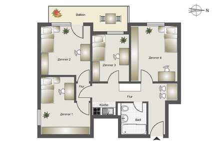 WG-Zimmer in München 745,00 € 13.5 m²