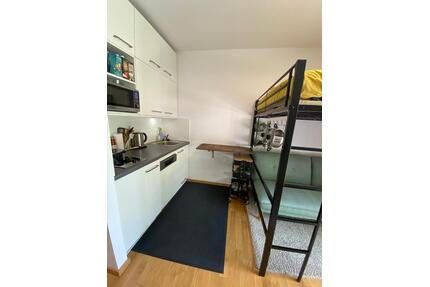 1-Zimmer Wohnung möbliert mit Terrasse in Au Haidhausen ab 01.12. - München Au-Haidhausen