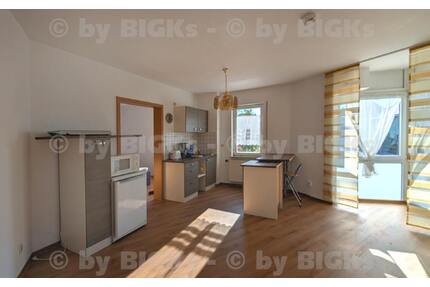 BIGKs - Suhl-Mitte- vollmöblierte 2 Zimmer Wohnung mit Duschbad und offener Küche (-;)