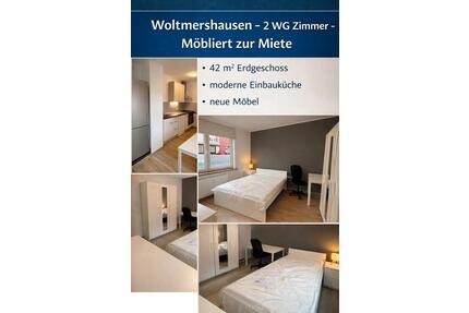 Möblierte 2-Zimmer-WG - Erstbezug nach Renovierung - Erdgeschoss - Bremen Häfen