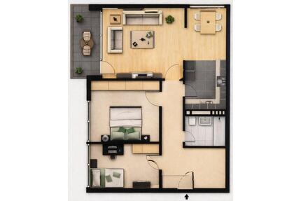 3,5 Zimmer Wohnung in Wyhlen ab 1.8.26 - Grenzach-Wyhlen