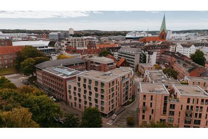 1,5 Zimmer Studenten Azubi Wohnung möbliert 24m² am Wasser modern in Kiel City Innenstadt