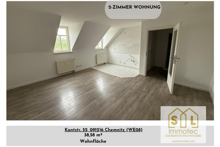 Wohnung zum Mieten in Chemnitz, Gablenz 230,00 € 38.85 m²