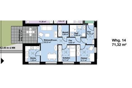 3-Zimmer Wohnung-Mauritz-ab 60 Jahre - Service Wohnen - Münster Münster-Südost