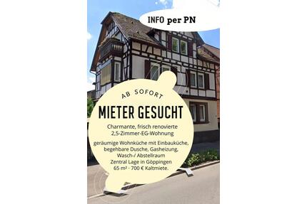 Charmante 2,5 Zimmer Mietwohnung, Göppingen