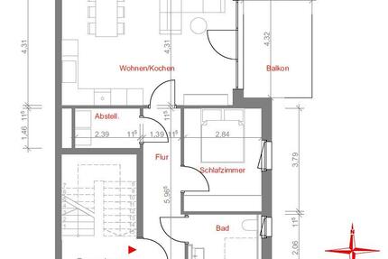 2-Zimmer Wohnung mit Balkon in Ahlen
