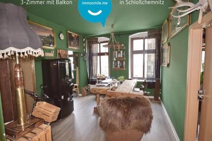 Laminat • 3-Raum • Aufzug • Bad mit Wanne • Schloß-Chemnitz • zentrumsnah • neuer Balkon!