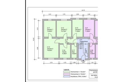 ⭐️ Wohnung 80m2 4 Zimmer Küche + Bad neu saniert! 4 ZKB in Bebra