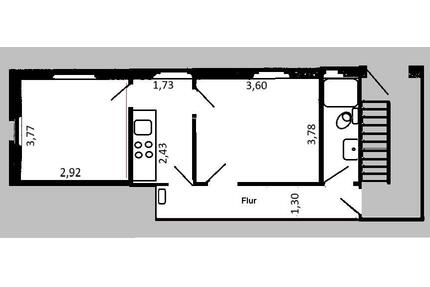 45m² Zwei Zimmer Wohnung - 410,00&nbsp;EUR Kaltmiete, ca.&nbsp; 45,00&nbsp;m&sup2; in Weiler-Simmerberg (PLZ: 88171)