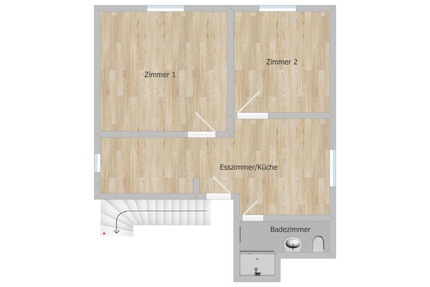 2,5 Zimmer Wohnung in Göggingen für 1 bis 2 Personen - Augsburg Bergheim