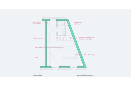 Wohnen auf Zeit in Köln 1.025,00 €