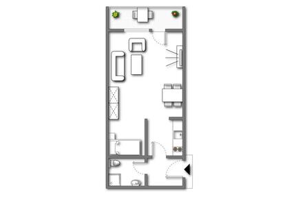 Straubing, schöne 1,5 Zimmer Wohnung