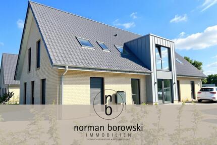 Helle 3-Zimmer in einem KfW-Effizienzhaus 55 ; Baujahr 2022 mit schönem Balkon und Küche - Wurster Nordseeküste